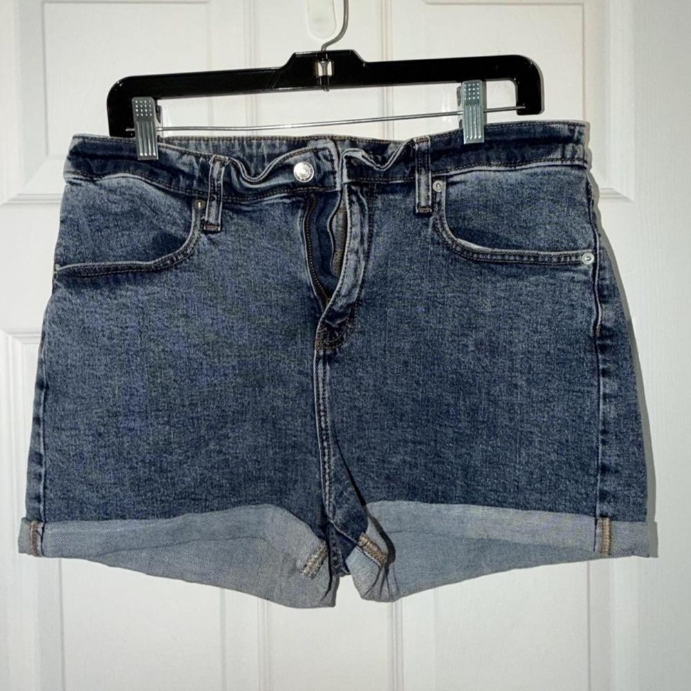 Wild Fable High-Rise Cuffed Denim Shorts